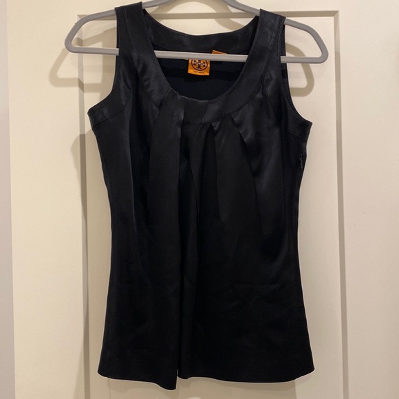Tory Burch Tops - Tory Burch Silk Black Tank - Size 2
